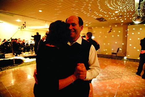 &lt;p&gt;A couple swings to the tunes of the Coeur d'Alene Symphony at the Black and White Ball.&lt;/p&gt;