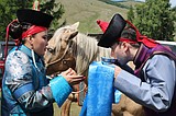 Mongolian wedding is adventure for Lakeside mother
