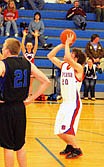 Darian Haberlock takes his shot from the free thorw line in a game against Valley Christian last Tuesday.