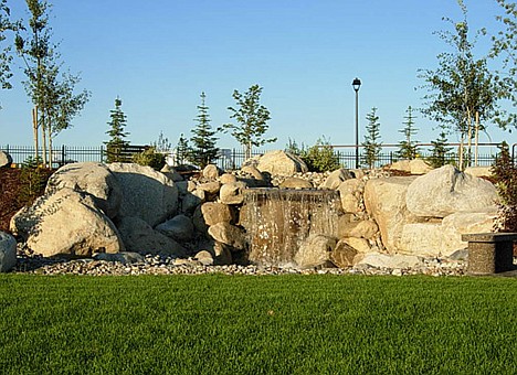 &lt;p&gt;A waterfall in one of the waterfront parks at Radiant Lake Estates.&lt;/p&gt;