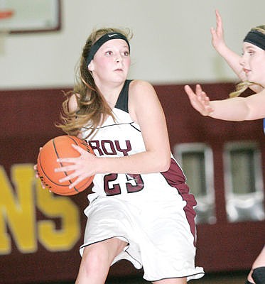 <p>Junior Allie Brown vs. Thompson Falls Jan 2, 2016.</p>