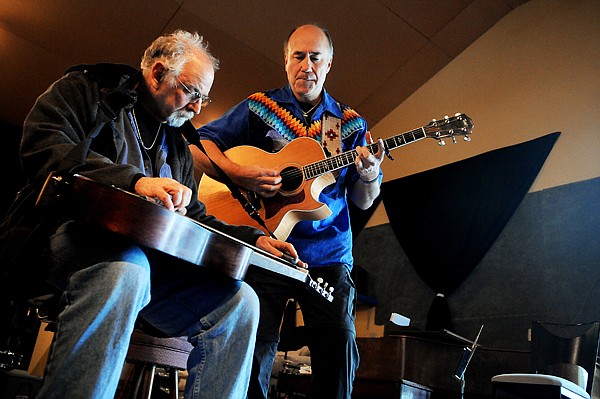 &lt;p&gt;David Griffith and Jack Gladstone rehearsing at Snoring Hound
Studios south of Kalispell on Dec. 15. The pair have often played
together over the years.&lt;/p&gt;