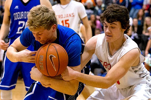 &lt;p&gt;The Coeur d'Alene Vikings battle with the Post Falls Trojans on Tuesday, Jan. 12, 2016 at Post Falls High School. The Trojans emerged victorious by one point, in a nail-biting 50-49 finish.&#160;&lt;/p&gt;