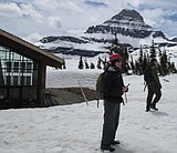 Winds gust to 119 mph on Logan Pass