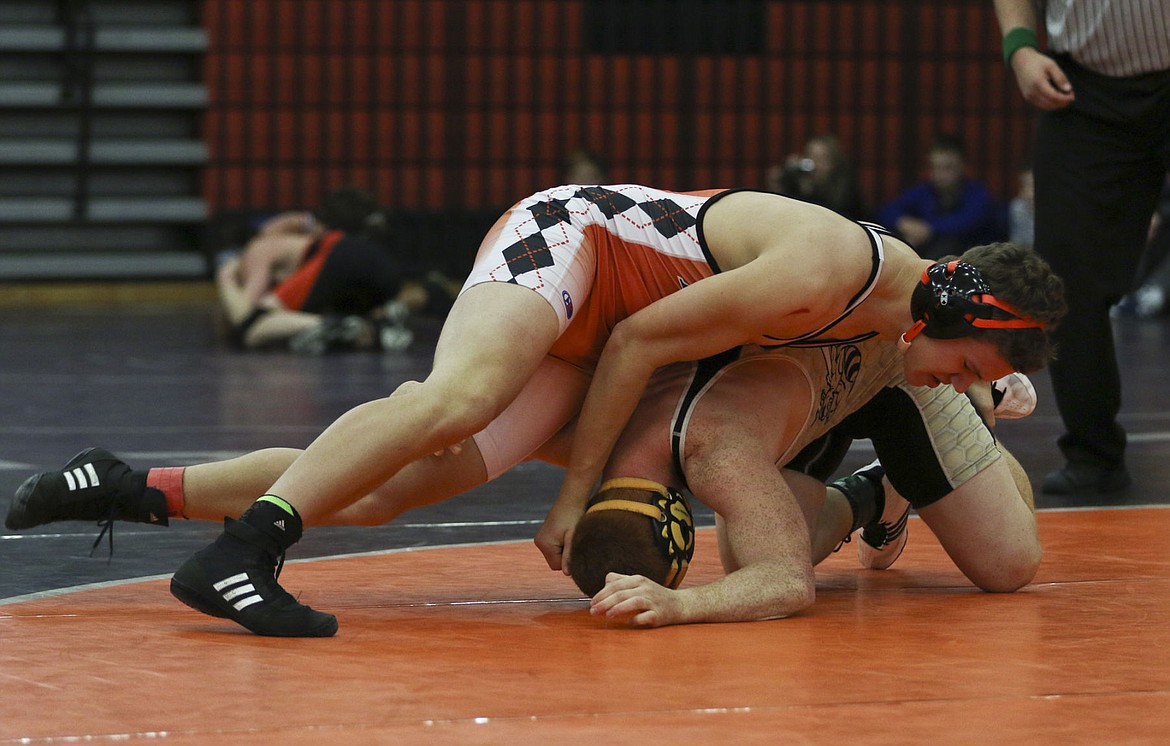 &lt;p&gt;Ronan's Kail Cheff wrestles an opponent Friday afternoon at the Western Montana Duals in Ronan.&lt;/p&gt;