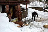Wacky weather clears roads, floods businesses
