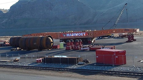 &lt;p&gt;This photo, taken Dec. 24, 2013, at the Port of Wilma near Clarkston, Wash., shows the oil refinery equipment that is proposed to be transported through Coeur d'Alene. A request by Mammoet USA South to obtain a special-use permit to transport the megaloads is now under review by the Federal Highway Administration.&lt;/p&gt;