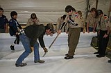 Boy Scouts create winter burrito