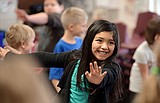 Students learn through movement