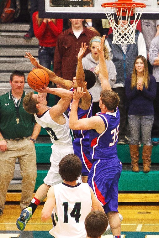 <p>Thursday night during Glacier's matchup against Columbia Falls at Glacier High school. Jan. 16, 2014 in Kalispell, Montana. (Patrick Cote/Daily Inter Lake)</p>