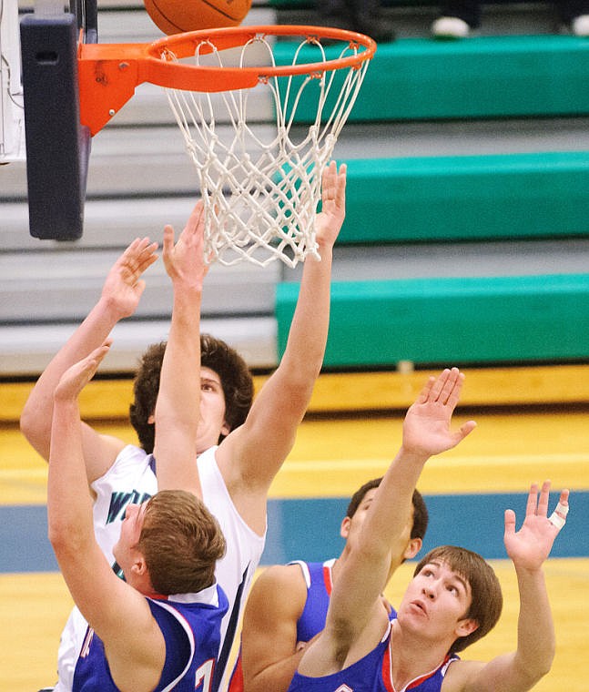 <p>Thursday night during Glacier's matchup against Columbia Falls at Glacier High school. Jan. 16, 2014 in Kalispell, Montana. (Patrick Cote/Daily Inter Lake)</p>