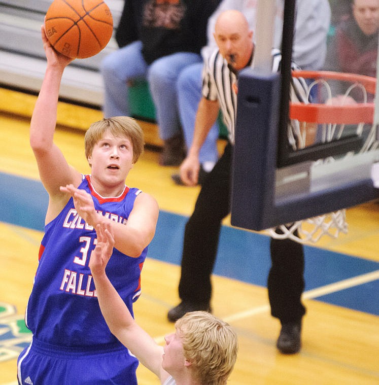 <p>Thursday night during Glacier's matchup against Columbia Falls at Glacier High school. Jan. 16, 2014 in Kalispell, Montana. (Patrick Cote/Daily Inter Lake)</p>