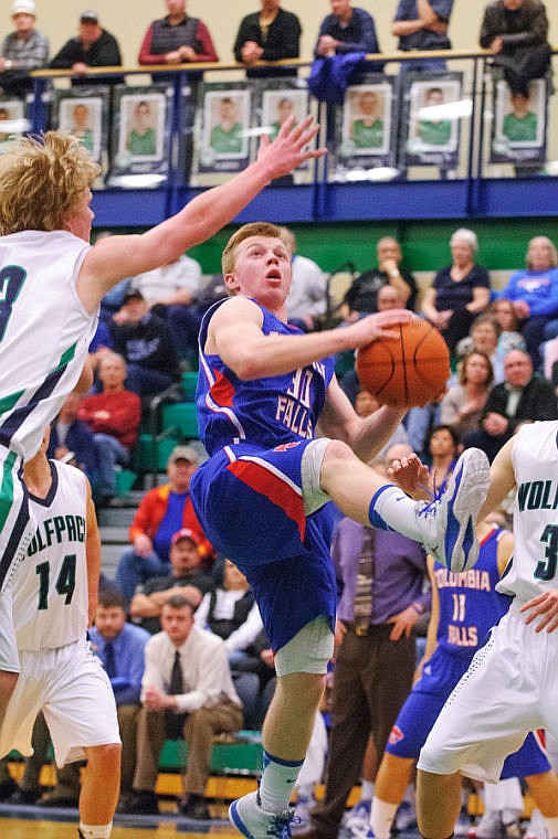 <p>Thursday night during Glacier's matchup against Columbia Falls at Glacier High school. Jan. 16, 2014 in Kalispell, Montana. (Patrick Cote/Daily Inter Lake)</p>