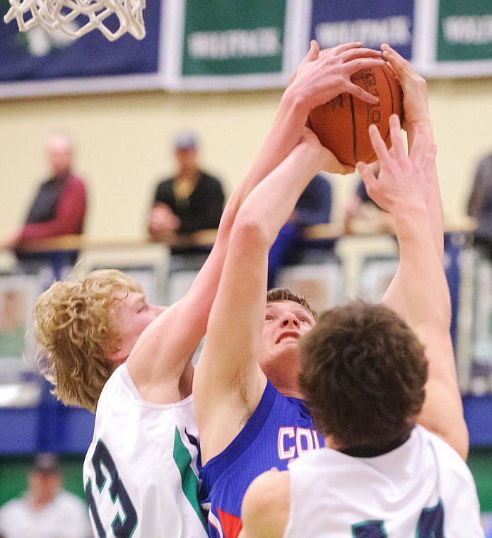 <p>Thursday night during Glacier's matchup against Columbia Falls at Glacier High school. Jan. 16, 2014 in Kalispell, Montana. (Patrick Cote/Daily Inter Lake)</p>