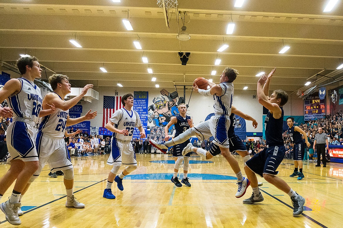 &lt;p&gt;Coeur d&#146;Alene High&#146;s Jakob Lynn goes up for a rebound in the third quarter.&lt;/p&gt;