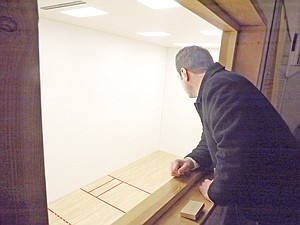 &lt;p&gt;Troy High School Principal Jacob Francom looks over the racquetball courts at the Troy Activity Center. The center also includes a climbing wall as well as free time on the hardwood gym.&lt;/p&gt;