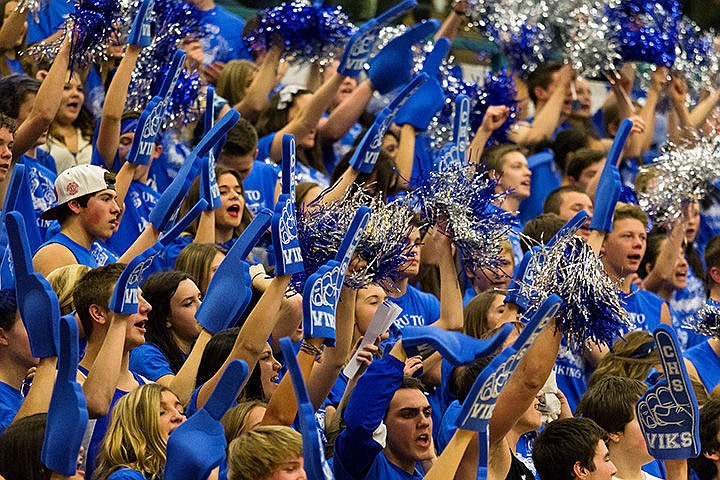 &lt;p&gt;The Vikings&#146; student section waves foam fingers and pom-poms while competing for the title of most spirited.&lt;/p&gt;