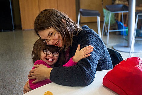 &lt;p&gt;Tracy Braulick hugs her daughter Amber Braulick, 4, at Union Gospel Mission&#146;s Center for Women and Children in Coeur d&#146;Alene on Friday morning. Braulick has been at Union Gospel Mission&#146;s Center since August.&lt;/p&gt;