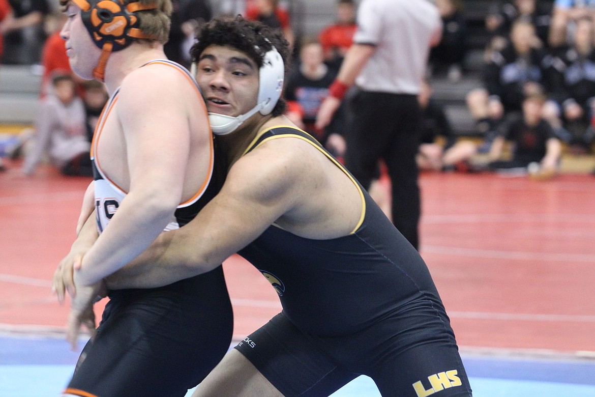 &lt;p&gt;MARK NELKE/Press&lt;/p&gt;&lt;p&gt;Antonio Brown, right, of Lakeland maneuvers against Sam Johnson of Eureka at 220 pounds in the semifinals of the River City Duals on Saturday at Post Falls High. Brown won by pin in 2:18&lt;/p&gt;