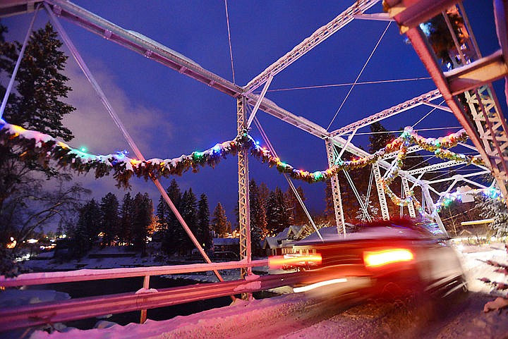 &lt;p&gt;A vehicle crosses over the one lane bridge over the Swan River heading into Bigfork on Monday, January 12. (Brenda Ahearn/Daily Inter Lake)&lt;/p&gt;