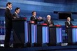 Five for fighting at GOP debate