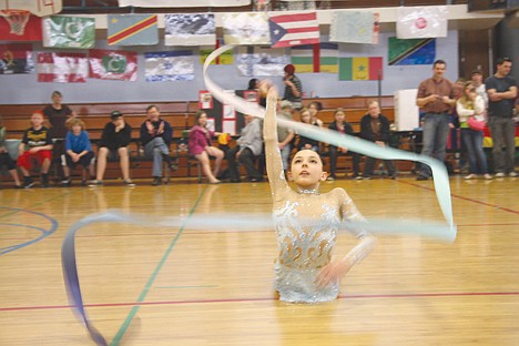 &lt;p&gt;Magda Staszewska with Lake City Gymnastics performs at the Multicultural Faire at Lakes Magnet Middle School on Saturday.&lt;/p&gt;