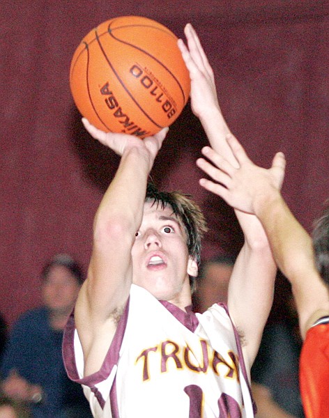 Troy's Cody Orr scores in the fourth quarter against Eureka.
