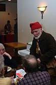 Ted Hoglund dressed in the garb of explorer David Thompson's era for the event and helped by passing the hat for the fundraiser. The park is planned to be built in a frontier theme, speaking to the heritage of the town.