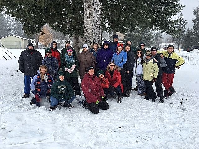 &lt;p&gt;Courtesy photo&lt;/p&gt;&lt;p&gt;Coeur d'Alene's Special Olympics snowshoeing and cross country team is practicing for the upcoming regional competition Feb. 20 in Kellogg. The snowshoeing and cross country teams practice at Stub Myer Park in Rathdrum. In the front, kneeling from left, are LaDawn Brinkmann (volunteer) Adina Watkins, snow shoeing head coach Jim McFeeley, Jim Kinnard and Jann Kinnard (volunteer); and standing from left, Kirk Grogan, Jacob Watkins, Kyle Popejoy, Melissa Elliot, Kevin Karlgaard, Sherrie Elliot, Laurie Dale (volunteer), Sarah McFeeley, Howard George, Colleen Sullivan, Alana Hunt (Volunteer, Kootenai County Sheriff Deputy), Daniel Robinson, Ellie Cherrstrom (volunteer), Brenden Smith, Stephanie and Matt Cherrstrom (cross country head coaches) and CJ Deacon. Not pictured are volunteers Dennis Brinkmann and Lance Deacon.&lt;/p&gt;