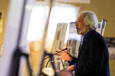 &lt;p&gt;Professor David Whitfield speaks about how Martin Luther King, Jr. inspired him early in his life during a presentation Monday at the Human Rights Education Institute in Coeur d&#146;Alene.&lt;/p&gt;