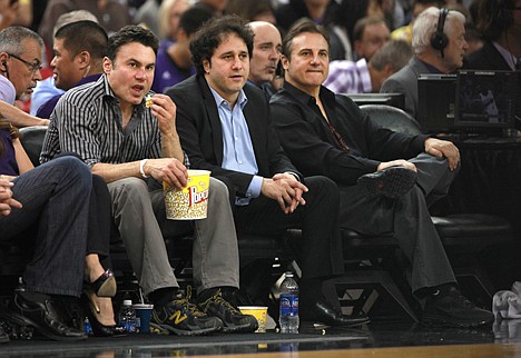 &lt;p&gt;The Maloof brothers, Phil, left, George, center and Gavin, co-owners of the Sacramento Kings, watch their team against the Los Angeles Lakers during an NBA basketball game in Sacramento, Calif., on April 26, 2012.&lt;/p&gt;