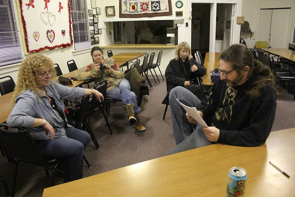 &lt;p&gt;John Zunski, far right, reads from a script during auditions for a drama production in Alberton.&lt;/p&gt;