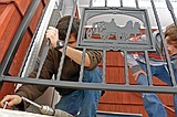 Student welders craft custom railing