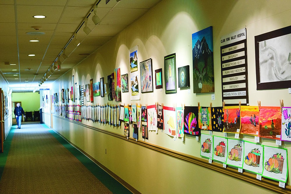 &lt;p&gt;A mix of art from grades kindergarten through 12 from varying Sanders County schools cover the walls of the main entrance hallway of the Clark Fork Valley Hospital in Plains.&lt;/p&gt;