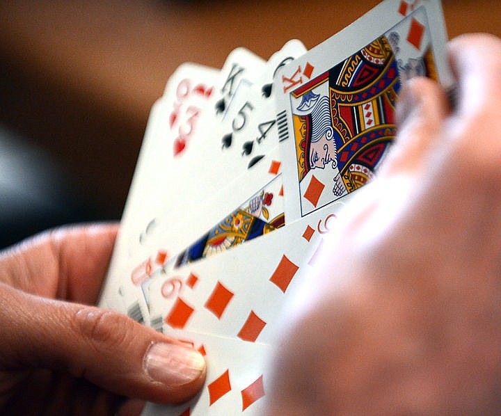 &lt;p&gt;Detail of a hand of cards being arranged. (Brenda Ahearn/Daily Inter Lake)&lt;/p&gt;