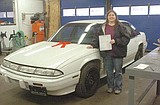 Shop class donates refurbished car