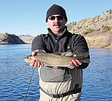 Mid-winter fly fishing on the Missouri River