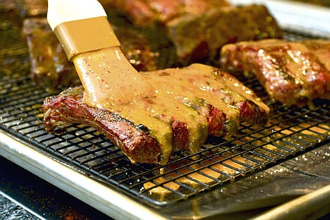 &lt;p&gt;This photo shows apricot chili baby back ribs.&lt;/p&gt;