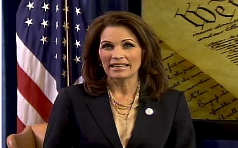 &lt;p&gt;In this screen grab taken from video, Michele Bachmann, R-Minn., delivers her response to President Barack Obama's State of the Union address.&lt;/p&gt;