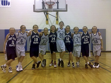 &lt;p&gt;The Post Falls Elite girls basketball team won the 2010-11 River City Competitive League Championship in the sixth-grade division. From left are Erica Vanderhoof, Glory Ellison, Briauna Robinson, Makena Dodson, Faith Carlson, Melody Kempton, Lexi Crosby, Sam Swayze, Bayley Brennan and Bailey Gleaves. Not pictured are coaches Darrell Kempton and Brandon Carlson.&lt;/p&gt;