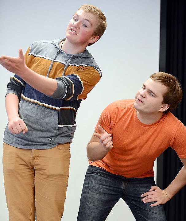 &lt;p&gt;&lt;strong&gt;Wyatt Dykhuizen&lt;/strong&gt;, left, and Parker Kouns, both juniors, practice their Duo Interpretation routine on Tuesday at Flathead High School. The pair won their event Saturday at the Class AA state meet and Flathead claimed the team championship.&lt;/p&gt;