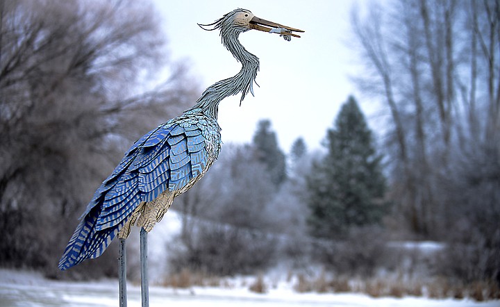 &lt;p&gt;A layer of light frost coats the Great Blue Heron statue in River Trail Park on January 21, in Whitefish. The statue, created by artist Jim Dolan, is dedicated: To the people of Whitefish in memory of Chet, Carol and Jared Hope. (Brenda Ahearn/Daily Inter Lake)&lt;/p&gt;