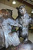 80-year-old sculptor creates pair of huge, dancing bears