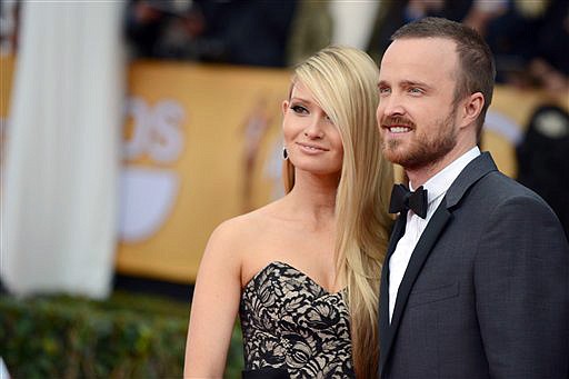 &lt;p&gt;Lauren Parsekian and Aaron Paul arrive at the 19th Annual Screen Actors Guild Awards at the Shrine Auditorium in Los Angeles on Sunday Jan. 27, 2013. (Photo by Jordan Strauss/Invision/AP)&lt;/p&gt;