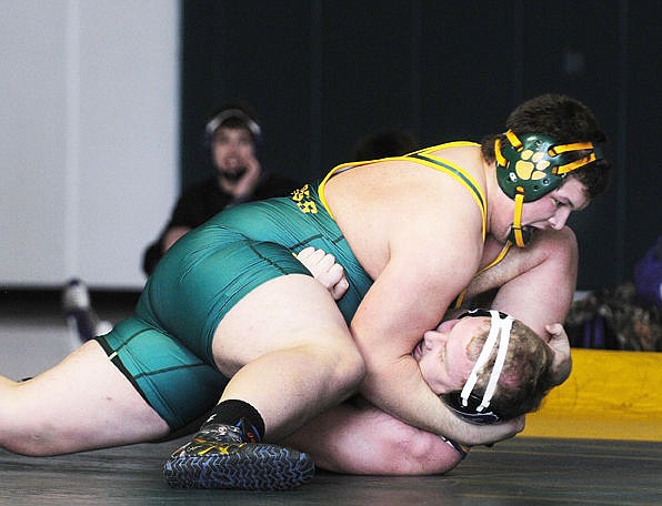&lt;p&gt;Whitefish's Steven Quimby pins Polson's Nick Marquart at the 1:31 mark to win the heavyweight bout during a dual at Whitefish on Thursday. (Aaric Bryan/Daily Inter Lake)&lt;/p&gt;