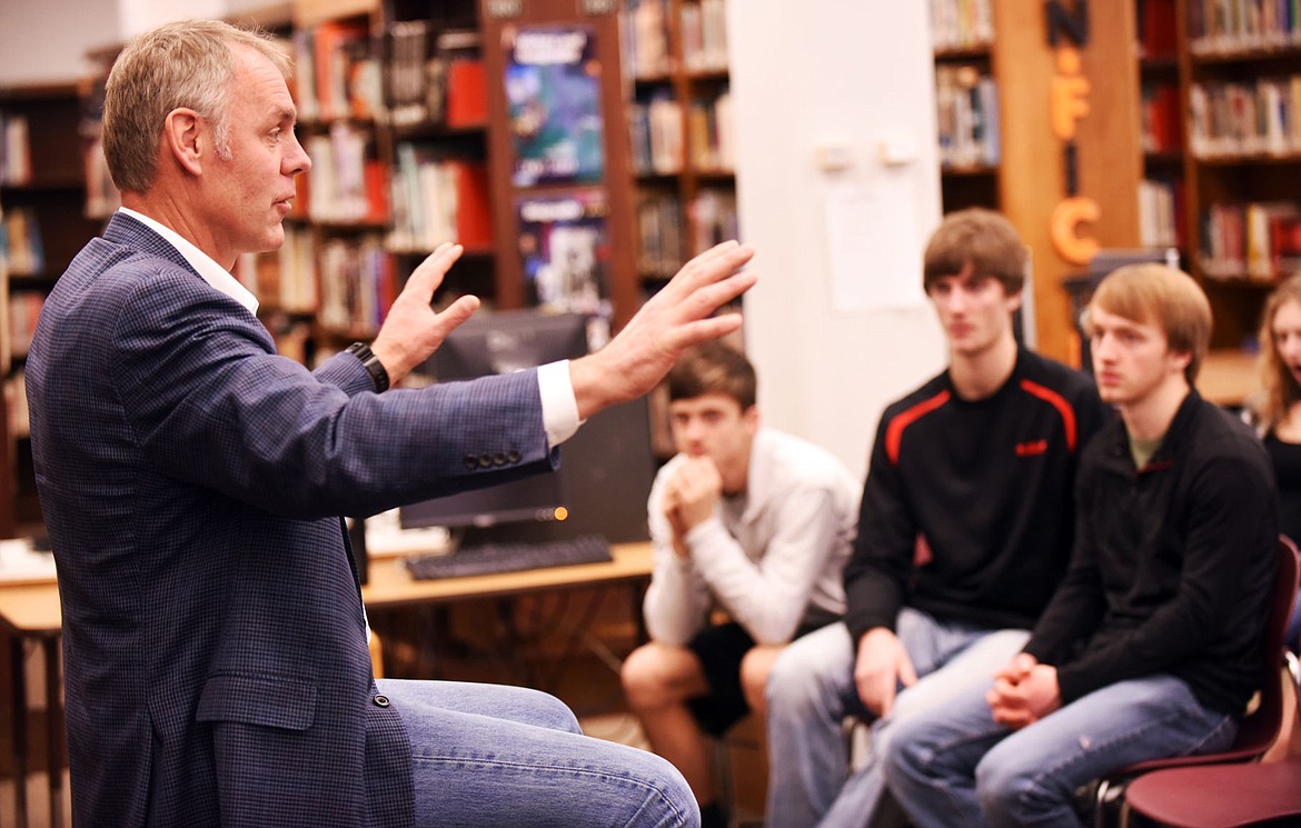 &lt;p&gt;&lt;strong&gt;Rep. Ryan Zinke&lt;/strong&gt; talks about current affairs and international issues with students from Flathead High School on Friday morning, January 29, in Kalispell. The former Navy SEAL expressed his opinion on topics ranging from natural resources in Montana to ISIS and Iran. (Brenda Ahearn/Daily Inter Lake)&lt;/p&gt;