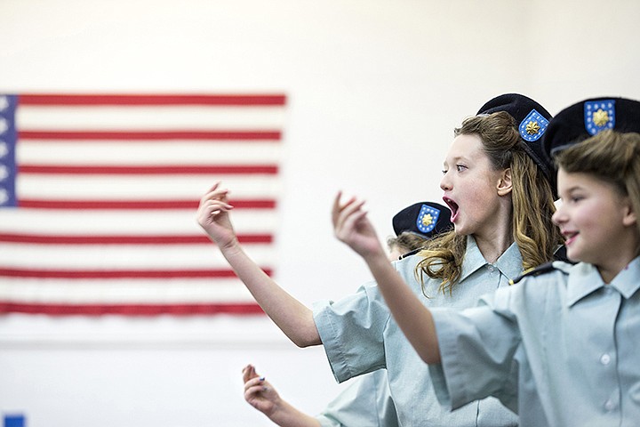 &lt;p&gt;GABE GREEN/Press Playing as one of the Andrews Sisters, Alyssa Perry,10, sings a rendition of Boogie Woogie Bugle Boy Friday December, 6 at Winton Elementary during the school&#146;s Pearl Harbor assembly. The other two sisters were played by MacKara McKenzie and Victoria Mattson, both 10.&lt;/p&gt;