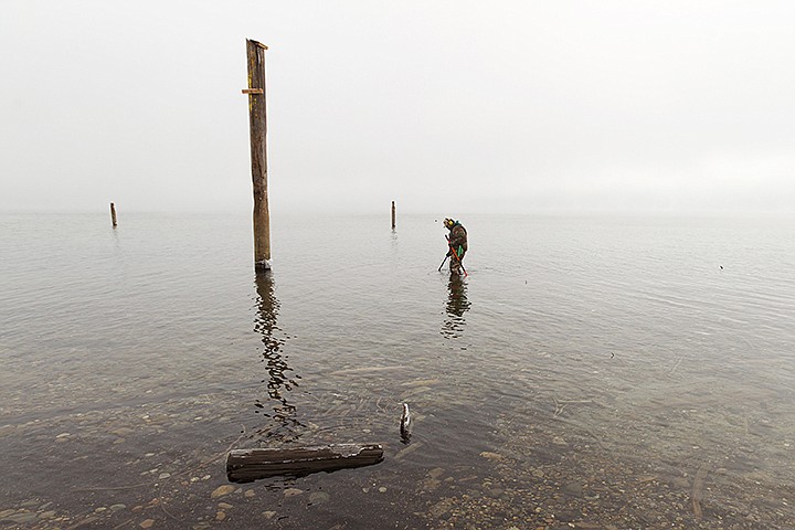 &lt;p&gt;SHAWN GUST/Press Dennis Rachunok, of Hayden, searches for treasures Monday, January 21, 2013 with his metal detector in the shallow waters of Lake Coeur d'Alene.&lt;/p&gt;