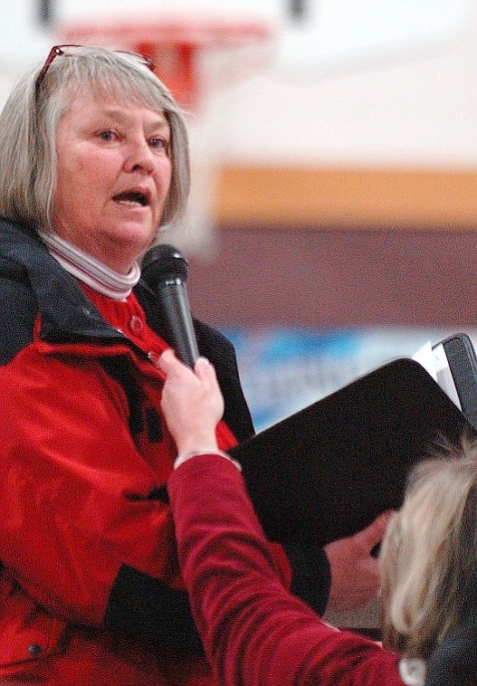 Rep. Dee Brown, R-Hungry Horse, a former Canyon Elementary teacher, urged trustees to consider the best interest of the students in their decision.