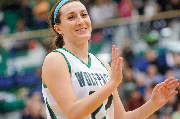 &lt;p&gt;Glacier freshman guard Zoee Boschee claps Thursday night during the second half of Glacier's crosstown victory over Flathead at Glacier High School. Jan. 30, 2014 in Kalispell, Montana. (Patrick Cote/Daily Inter Lake)&lt;/p&gt;